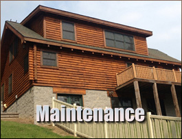  Union Furnace, Ohio Log Home Maintenance